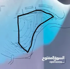  1 للبيع قطعه ارض مساحة 1400 متر بيت ايبا