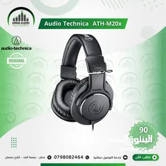  2 سماعات احترافيه Audio Technica m20x أقل من نص سعرها جديد مع او بدون  مايك