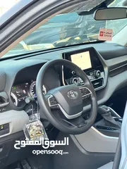  11 تويوتا هايلاندر ( 2023 ) فحص كامل 7 جيد عداد 28 ألف كيلو بحال الزيروو ( قابل للبدل )