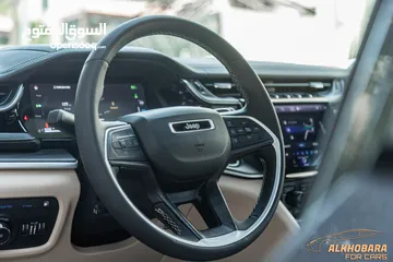 24 Jeep Grand Cherokee 2022 Limited Plug in hybrid 4xe  السيارة بحالة ممتازة جدا و قطعت