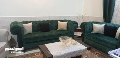  4 كنب للبيع شبه حديد استعمال بسيط جدا