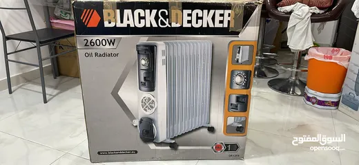  1 BLACK&DECKER oil radiator room heater
