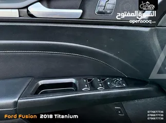  16 فـورد فـيـوجـن 2018 تـيـتـانـيـوم كاش أو أقساط