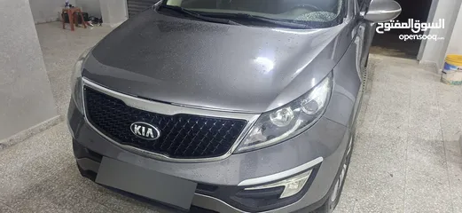  15 جيب كاياسبورتاج موديل 2014-اتومتيك'دفع 4×4 ماتور 2000ديزل فل فل اضافات ماعد الفتحة - نظيف من الاخر