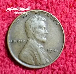  1 سنت امريكي السنبله 1941