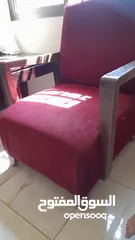  5 طقم كنب بحاله جيده خشب سويد 5سم