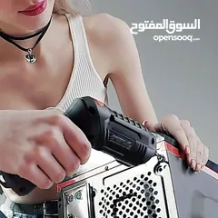  2 طقم مفك ودرل شحن متغير الاتجاهات متكامل مع 47 قطعة