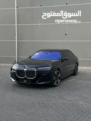  3 تأجير بي ام دبليو 735 2024 و يوجد سيارات اخرى (رنج روفر + لاند كروزر + ديفندر + جميع انواع المرسيدس)