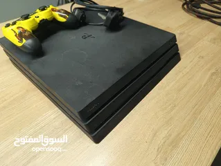  2 بلاي ستيشن 4 برو امريكي نظيف يشغل 4k وية 15 لعبة اصلية