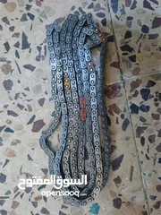  4 جنازير فرك  استخدام اقل من اسبوع خمس دنانير جنط 26