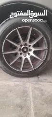  3 جنط 15 للبدل على جنط 14