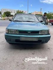  7 نيسان صني 1994 خالي قص السيارة بسم الله ما شاء الله نظيفه مشيتها حلوة قطارة بنزين عليها متور وقير