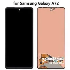  1 شاشة سامسونج A72 أصلي شركة 100% .  SAMSUNG A72 ORIHGINAL LCD .