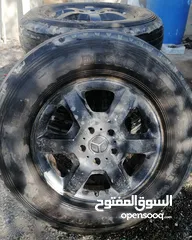  6 Mercedes 18inch Desert Tyres