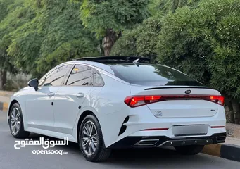  8 كيا K5 2021 فل كامل بانوراما فحص 7 جيد بحالة الشركة للبيع كاش او اقساط دفعة 10 الاف من المالك مباشرة