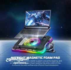  5 ستاند تبريد لابتوب FANTECH NC22 جديد من BLUE BELT