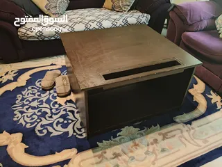  2 طاولة وسط وبيرو تلفزيون