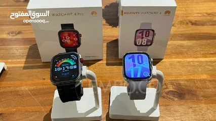  8 ساعة Huawei Fit 4 وHuawei Fit 4 Pro  مع هدية مميزة   أناقة وتكنولوجيا بانتظارك!