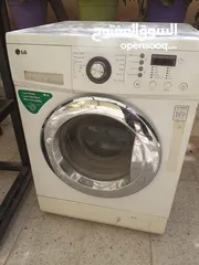  1 غساله الجي10كيلو شغاله بحاجه الى صيانه