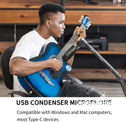  10 مايك تسجيل من براند بويا الأصلي الاحترافي ستريم يوتيوب Boya BY-PM500 Mic for PC & Smart Phone