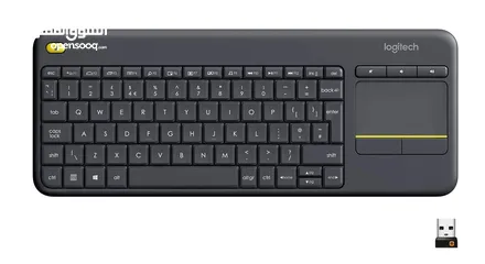  5 ماوس + كيبورد وايرليس لاسلكي مكتبي معرب من شركة لوجيتيك أصلي LOGITECH MEDIA K400 PLUS