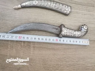  2 خنجر دمشقي مكحل فضه