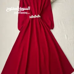  2 فستان ملكي  خامة هوريم دابل تركي 38-40-42-44-46-48