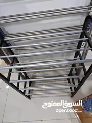  3 shoes rack and wash clothes hanger  together 3kd