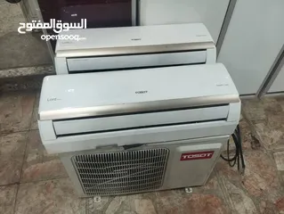  1 للتميز عنوان مكيف توسوت مصنع قري النسخة الاصلية 2طن فل انفيرتر بحال الوكالة دبل روديتر نحاسي داخل