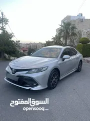  4 تويوتا كامري موديل 2019 فحص كامل 7 جيد فل مع فتحة بحالة الوكالة