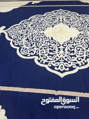  1 سجاد تركي لونه ازرق وبيج