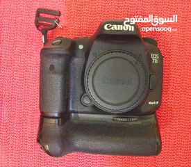  2 Canon 7 D mark 2 and canon 50 mm lens with battery grip