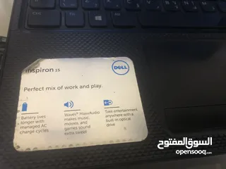  6 Dell inspiron 15  للبيع لابتوب