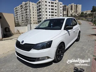  17 سكودا فابيا اوتومات بنزين ماتور 1200 تيربو ترخيص 2017