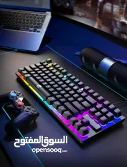  1 "عيش تجربة اللعب الكاملة مع كيبورد RGB بإضاءة متغيرة وتحكم كامل"