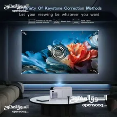  9 بروجكتر فل HD اخر اصدار 4K يعمل بخاصية واي فاي والبلوتوث ونظام HD بسعر حرق