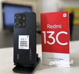  5 جهاز جديد بالكرتونة شاومي 13C رام 16جيجا 128 مكفول سنة متوفر توصيل