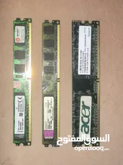  2 للبيع 3 رامات DDR2 للكمبيوتر المنزلي