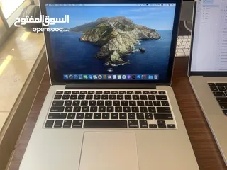  5 لابتوب ابل ماك برو 2015 بحالة ممتازة  مع شاحن أصلي و البطارية ممتازة و الجهاز سريع و لجميع الاستخدام