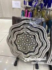  1 طقم صواني صدف