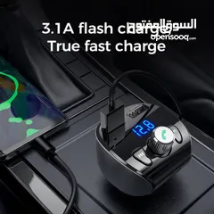  2 جهاز FM Transmitter جوي روم للسيارة JOYROOM JR-CL02 – شاحن + بلوتوث + تشغيل موسيقى!