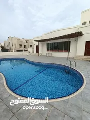  16 فيلا 4 غرف للايجار ببوشر المنى 3+1 BR Villa For Rent Bousher Almuna with poll and Gym