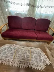  3 طقم جلوس شبه جديد