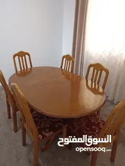  11 طاولة سفرة فخمة خشب زان تتغير حجمها أكبر أو أصغر حسب الرغبة للبيع بسعر مناسب