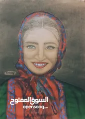  4 لوحات سريالية رسم يدوي جاهزة للبيع