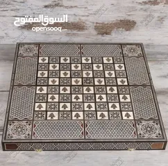  8 طاولة زهر وشطرنج عجمي