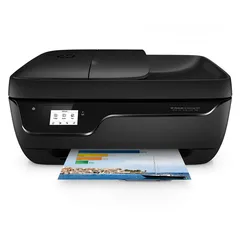  8 طابعات hp ملونة ويرلس مع سكانر وحبر جديد اصلي