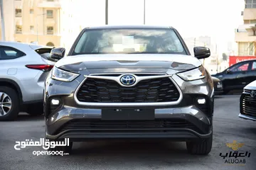  2 Toyota Highlander GLE 2023 هايلاندر هايبرد GLE موديل 2023 عداد زيرو كفاله الشركه