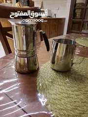  1 صانعة القهوة ستينلس ستيل ماركة شفلن.