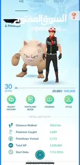  19 Pokémon account lv33 for sale حساب بوكيمون مستوى 33 للبيع